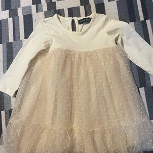 Olivia Rose Elegant Cream Kids Dress